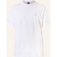 GEBAUER & GEBAUER Oversize T-Shirt Flamingo weiss