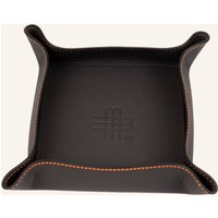 GEBAUER & GEBAUER Lederschale Schwarz schwarz