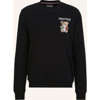 19V69 ITALIA 19V69 Italia Sweatshirt Nico Italian Teddy schwarz