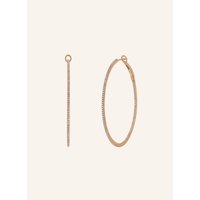 Leaf Leaf Creolen Circle L Aus 18 Karat Roségold Mit Diamanten rosegold