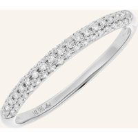 Leaf Leaf Ring Dazzle Mit Diamanten silber