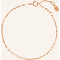 Leaf Leaf Armband Shiny Twist Aus 14 Karat Rosègold rosegold