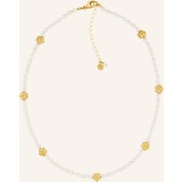 BRUNA The Label Bruna The Label Choker Fiore Mit Perlen gold