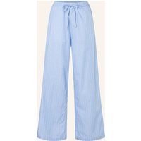 THE.NIM STANDARD Hose Woman String Pants Cotton blau