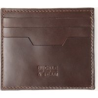 BUCKLE & SEAM Buckle & Seam Kartenetui Sterling braun
