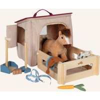 small foot Small Foot Spielset Pferd Mit Stall braun