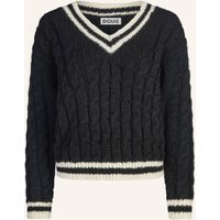 DOUIE Douie Pullover Polo Aus Cashmere schwarz