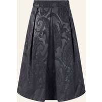 White Label White Label Rock Jacquard Baumwoll Rock blau