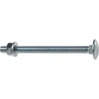 Unifix Cup Square Hex Bolt+Nut Bzp M8 X 150Mm Pk25