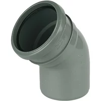Single Socket 135 Degree Bend 110Mm Grey Soil Sp163G