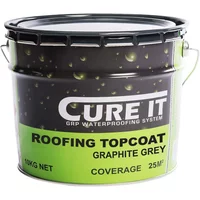 Cure It Top Coat 10Kg. Graphite Grey .