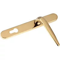 Yale Essentials Long Backplate Door Handle Gold