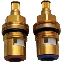 Ceramic Tap Gland 3/8 To 1/2In 8Mm Height Limited Turn Pk2