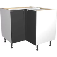 Corner Base Unit L Shape Pk2 Of 2 Capri Dark Grey 935Mm
