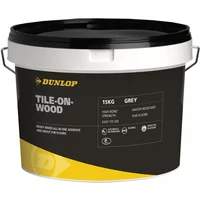 Tile On Wood Adhesive + Grout Ready Mixed Stone 15Kg Dunlop