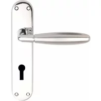Phoenix Lock Door Handles Polished/Satin Chrome Premier