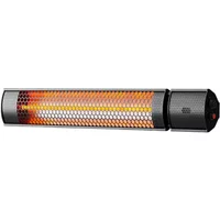 Wall Mounted Infrared Patio Heater with Remote Control and 2 Heat Settings
