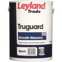 Leyland Truguard Masonry Paint Smooth Black 5L Bba