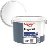 Leyland Truguard Masonry Paint Smooth Brilliant White 10L Bba