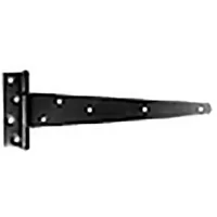 HSS Hire Get 26% Discount on Medium Black Japanned Tee Hinges 405mm Pack of 2