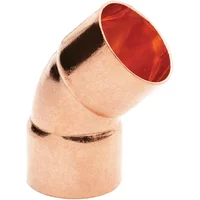 End Feed 45 Degree Elbow 22Mm Copper Pk10