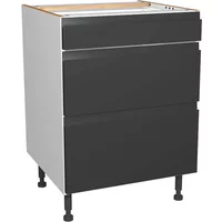 Drawer Unit Capri Dark Grey 600Mm