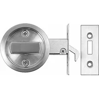 Sliding Door Bathroom Set Satin S/Steel