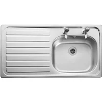 Leisure Lexin 1.0 Bowl Sink Lh 950 X 508Mm S/Steel 2Th