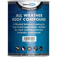Bitubond All Weather Roofing Compound Black 5L