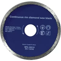 Tile Rite 110Mm Diamond Blade For Trp438 Cutter
