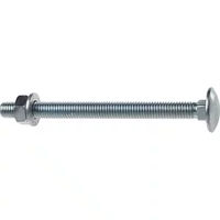Unifix Cup Square Hex Bolt+Nut Bzp M10 X 180Mm Pk15