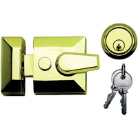 Modern Night Latch Brass 60Mm