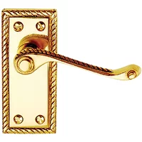 Georgian Latch Int Door Pack Polished Brass Contract