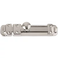 Victorian Slide Bolt Polished Chrome 102Mm