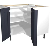 Verona Navy 935Mm Corner Base Unit L Shape Pk2 Of 2