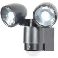 Zinc Sirocco Led Twin Spot With Pir Ip44