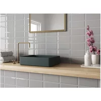 Metro Ceramic Wall Tile Arctic Grey 100 X 200Mm 1M2 Pk50