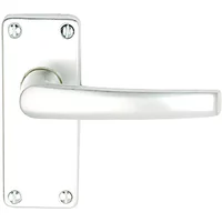 Sandal Latch Door Handles Satin Aluminium