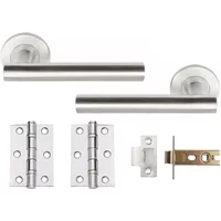 Zenith Boxed Dr Pack Cw Sss Finish Handles 3In 2Bb Hinge