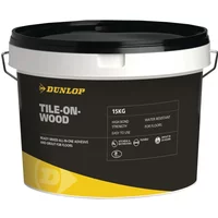 Tile On Wood Adhesive + Grout Ready Mixed Grey 15Kg Dunlop