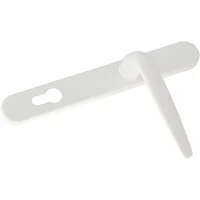 Yale Essentials Long Backplate Door Handle White
