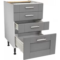 Verona Grey 500Mm Drawer Unit