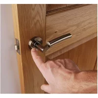 Sultan Privacy Door Handle Satin Chrome