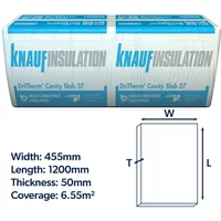 Dritherm 37 Cavity Insulation 50Mm 6.55M2 Bba