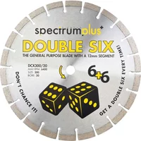 Double 6 Plus General Purpose Diamond Blade Dcx-300/20