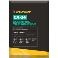 Dunlop Cx-24 Essential Tile Adhesive White 20Kg