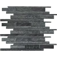 Kenton Offset Mosaic Tile Grey 300 X 300Mm Sheet