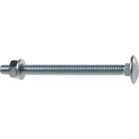 Unifix Cup Square Hex Bolt+Nut Bzp M12 X 150Mm Pk10