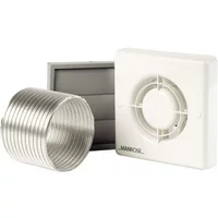 Manrose Wall Fan Kit Timer Model 100Mm