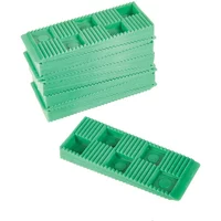 Wedgit Green Interlocking Wedges 80 X 30 X 10Mm Pk30